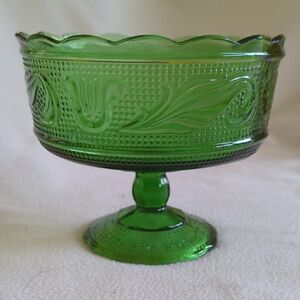 Vintage E. O. Brody Glass Compote.